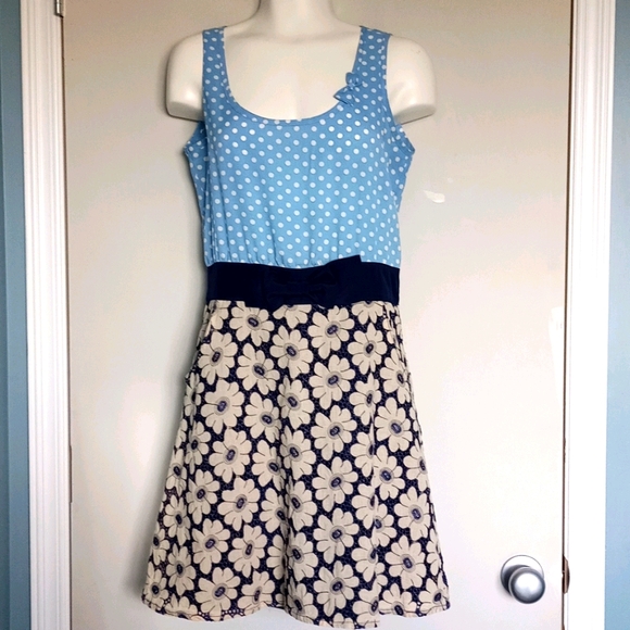 yumi clothing Dresses & Skirts - Multi-pattern dress